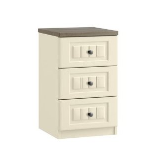 Sereno 3 Drawer Bedside Sereno 3 Drawer Bedside