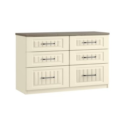 Sereno 6 Drawer Twin Chest With Deep Drawers Sereno 6 Drawer Twin Chest With Deep Drawers