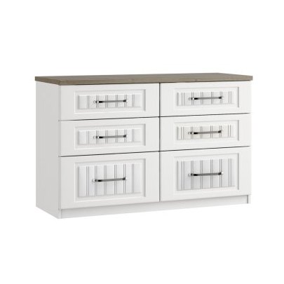 Sereno 6 Drawer Twin Chest With Deep Drawers Sereno 6 Drawer Twin Chest With Deep Drawers