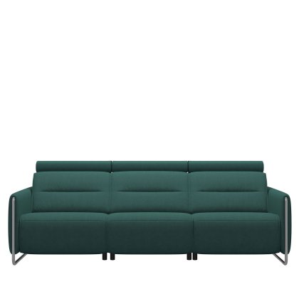 Stressless Emily 3 Seater Sofa with Steel Arms in Fabric