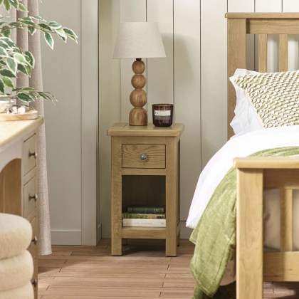 Winnie Slim 1 Drawer Bedside