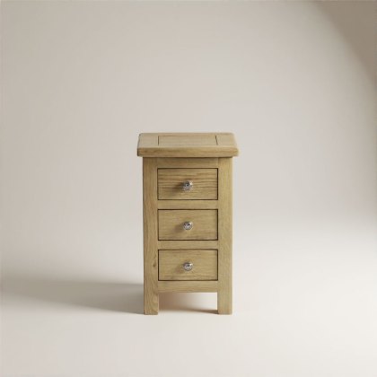 Winnie Slim 3 Drawer Bedside