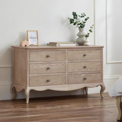 Camilla 6 Drawer Wide Chest