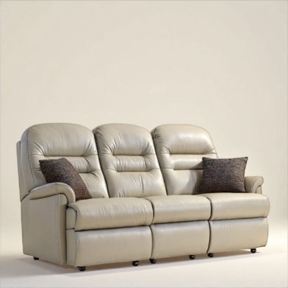 Keswick 3 Seater Sofa In Leather