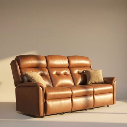 Roma 3 Seater Sofa In Leather