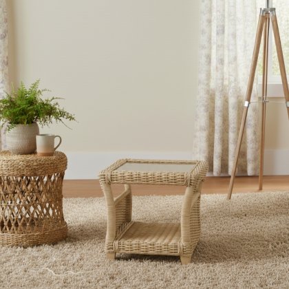 Arlington Lamp Table & Glass