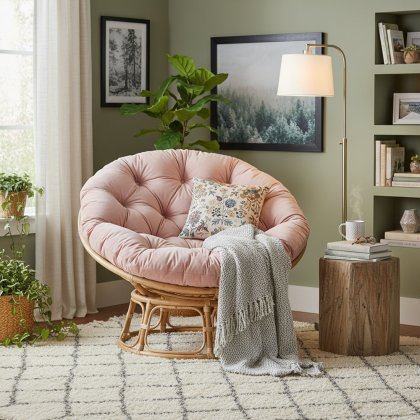Papasan Natural Chair