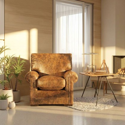 Canterbury Armchair in Leather Canterbury Armchair in Leather