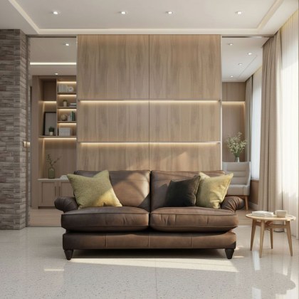 Evesham Large 2 Seater Sofa in Leather