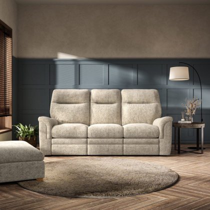 Hudson Fabric 3 Seater Sofa