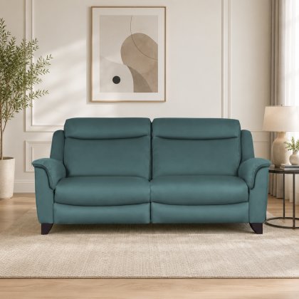 Manhattan 25 Large 2 Seater Sofa In Leather