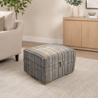 Lift Top Footstool In Fabric Lift Top Footstool In Fabric