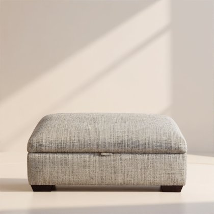 Large Storage Footstool in Fabric
