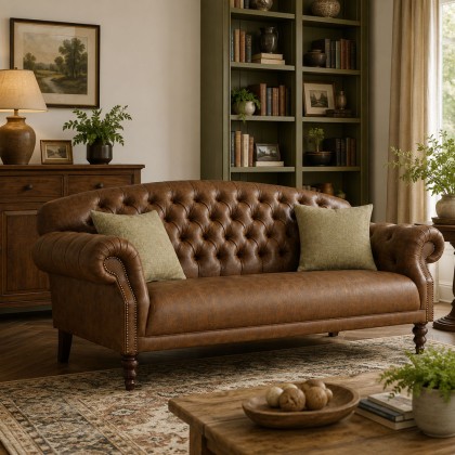 Arbroath Midi Sofa In Leather