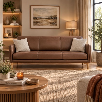 Ercol Aosta Large Sofa in Leather