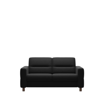 Stressless Fiona 2 Seater Sofa with Upholstered Arms in Leather