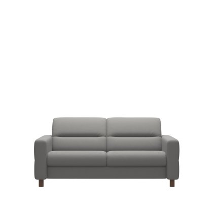 Stressless Fiona 2.5 Seater Sofa with Upholstered Arms in Leather Stressless Fiona 2.5 Seater Sofa with Upholstered Arms in Leather