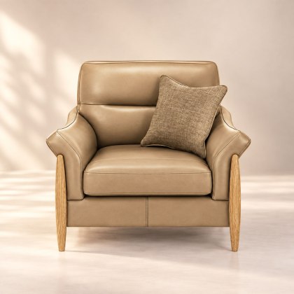 Ercol Clara Snuggler In Leather