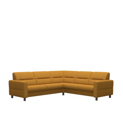 Stressless Fiona Corner Group, 2.5 Seats LHF, 2 Seats RHF, with Upholstered Arms in Fabric Stressless Fiona Corner Group, 2.5 Seats LHF, 2 Seats RHF, with Upholstered Arms in Fabric