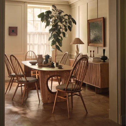 Ercol Collection Quaker Dining Chair (Upholstered)