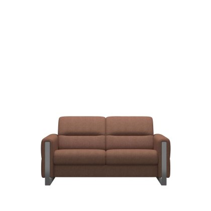 Stressless Fiona 2 Seater Sofa with Steel Arms in Fabric Stressless Fiona 2 Seater Sofa with Steel Arms in Fabric