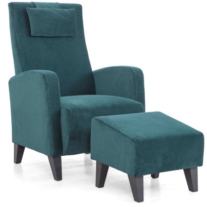 Grafu Arthur Armchair and Footstool Set Grafu Arthur Armchair and Footstool Set