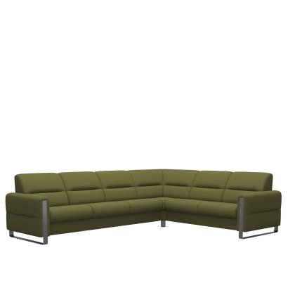 Stressless Fiona Corner Group, 3 Seats LHF, 2 Seats RHF, with Steel Arms in Fabric Stressless Fiona Corner Group, 3 Seats LHF, 2 Seats RHF, with Steel Arms in Fabric