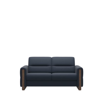 Stressless Fiona 2 Seater Sofa with Wood Arms in Leather Stressless Fiona 2 Seater Sofa with Wood Arms in Leather