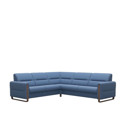 Stressless Fiona Corner Group, 2 Seats LHF, 2.5 Seats RHF, with Wood Arms in Leather Stressless Fiona Corner Group, 2 Seats LHF, 2.5 Seats RHF, with Wood Arms in Leather