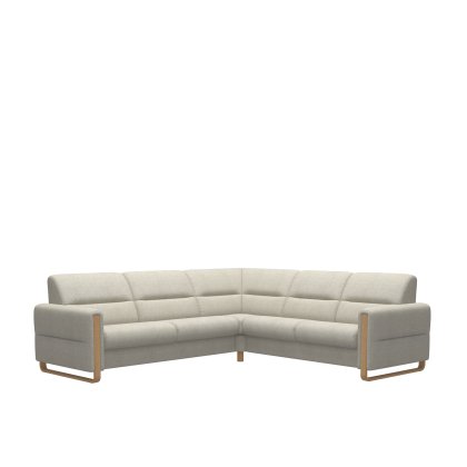 Stressless Fiona Corner Group, 2.5 Seats LHF, 2 Seats RHF, with Wood Arms in Fabric Stressless Fiona Corner Group, 2.5 Seats LHF, 2 Seats RHF, with Wood Arms in Fabric