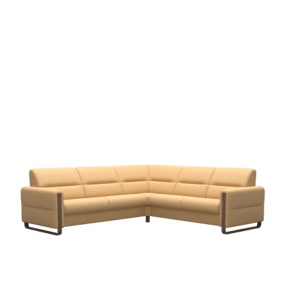 Stressless Fiona Corner Group, 2.5 Seats LHF, 2 Seats RHF, with Wood Arms in Leather Stressless Fiona Corner Group, 2.5 Seats LHF, 2 Seats RHF, with Wood Arms in Leather
