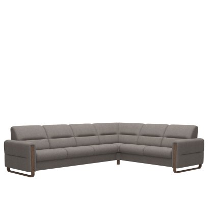 Stressless Fiona Corner Group, 3 Seats LHF, 2 Seats RHF, with Wood Arms in Fabric Stressless Fiona Corner Group, 3 Seats LHF, 2 Seats RHF, with Wood Arms in Fabric