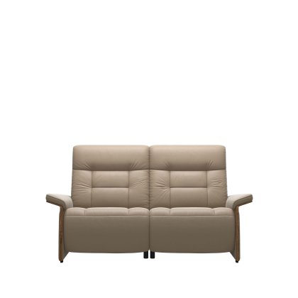 Stressless Mary 2 Seater Sofa with Wood Arms in Leather Stressless Mary 2 Seater Sofa with Wood Arms in Leather