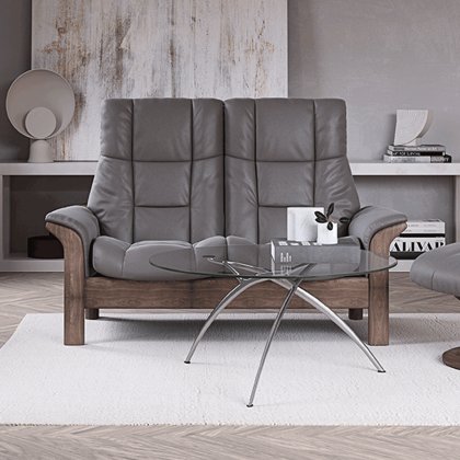 Stressless Windsor 2 Seater Sofa in Leather Stressless Windsor 2 Seater Sofa in Leather