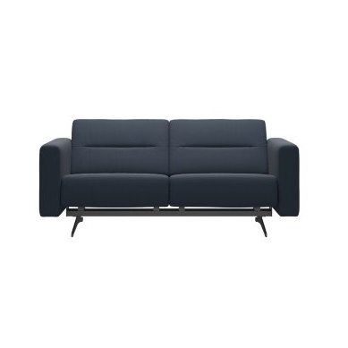 Stella 2 Seater Sofa with Upholstered Arms in Leather Stella 2 Seater Sofa with Upholstered Arms in Leather