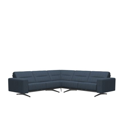 Stressless Stella Corner Group, 2 Seats LHF, 2 Seats RHF, with Upholstered Arms in Fabric Stressless Stella Corner Group, 2 Seats LHF, 2 Seats RHF, with Upholstered Arms in Fabric