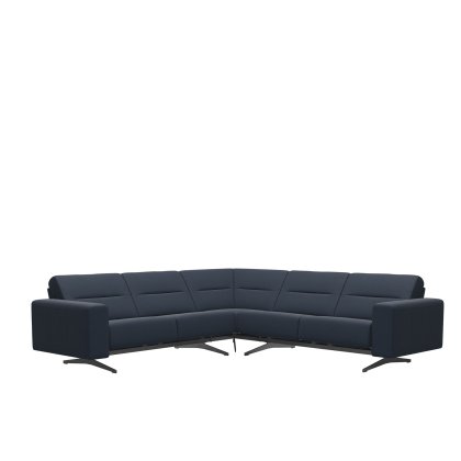 Stressless Stella Corner Group, 2 Seats LHF, 2 Seats RHF, with Upholstered Arms in Leather Stressless Stella Corner Group, 2 Seats LHF, 2 Seats RHF, with Upholstered Arms in Leather