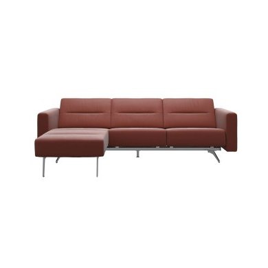 Stella 2 Seater with Medium Longseat LHF, with Upholstered Arms in Leather Stella 2 Seater with Medium Longseat LHF, with Upholstered Arms in Leather