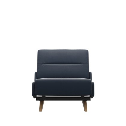 Stressless Stella Chair with Sidepanels and Wood Feet in Leather Stressless Stella Chair with Sidepanels and Wood Feet in Leather