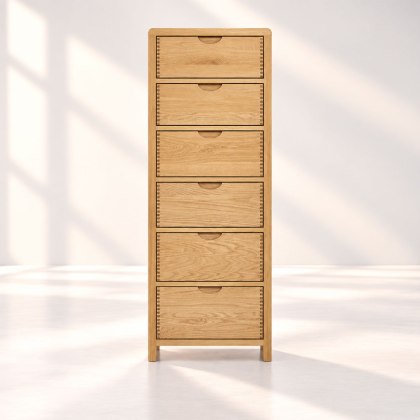 Ercol Bosco 6 Drawer Tall Chest Ercol Bosco 6 Drawer Tall Chest