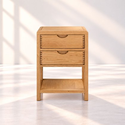 Ercol Bosco 2 Drawer Bedside Cabinet Ercol Bosco 2 Drawer Bedside Cabinet
