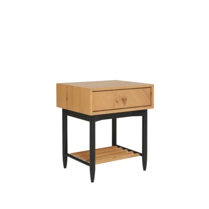 Ercol Monza 1 Drawer Bedside Cabinet