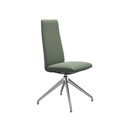 Stressless Laurel Medium High Back Dining Chair with D350 Legs in Leather Stressless Laurel Medium High Back Dining Chair with D350 Legs in Leather
