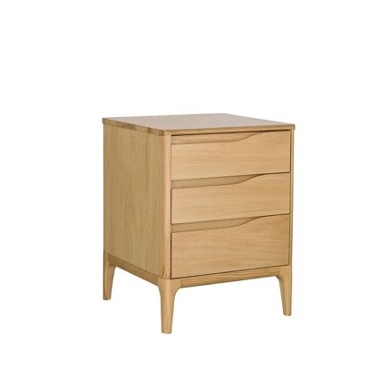 Ercol Rimini 3 Drawer Bedside Cabinet