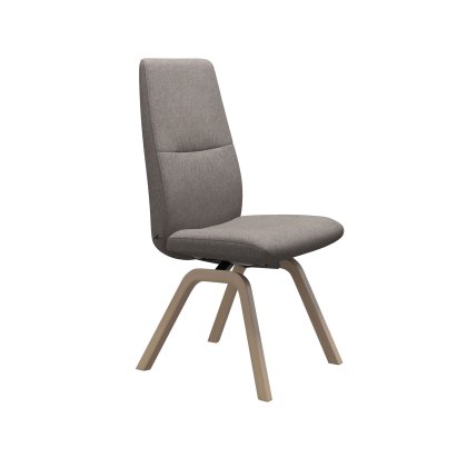 Stressless Mint High Back Dining Chair with D200 Legs in Fabric Stressless Mint High Back Dining Chair with D200 Legs in Fabric