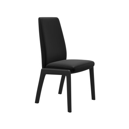 Stressless Vanilla High Back Dining Chair with D100 Legs in Leather Stressless Vanilla High Back Dining Chair with D100 Legs in Leather