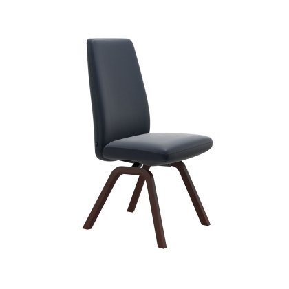 Stressless Vanilla High Back Dining Chair with D200 Legs in Leather Stressless Vanilla High Back Dining Chair with D200 Legs in Leather