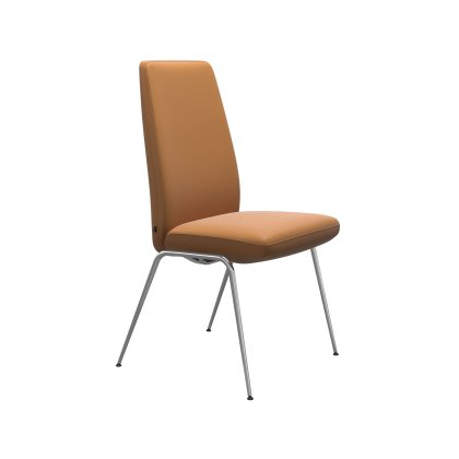 Stressless Vanilla High Back Dining Chair with D300 Legs in Leather Stressless Vanilla High Back Dining Chair with D300 Legs in Leather