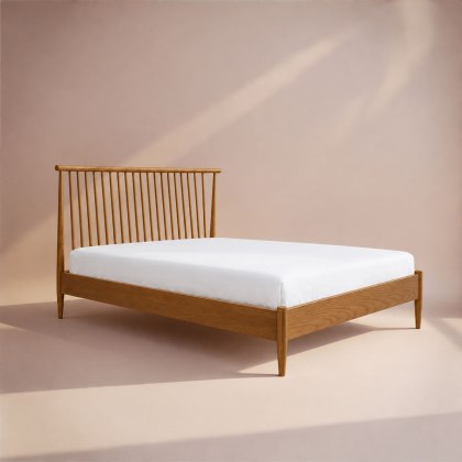 Ercol Salina Double Spindle Headboard Bed