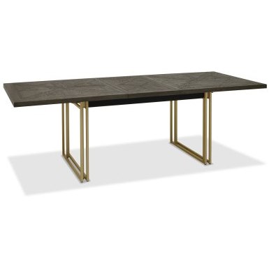 Athena Fumed Oak 6-8 Extension Dining Table